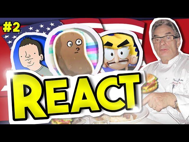 VOD // REACT Strip-tease America ep 2 & 3 - Potatoz, Terracid, Theorus