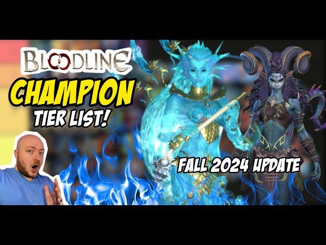 TIER LIST UPDATE - Fall 2024 Part 1 | All 138 Champions Ranked! | Bloodline: Heroes of Lithas