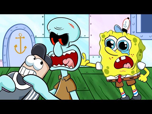 SPONGEBOB'S NIGHTMARE IN SQUIDVILLE!?