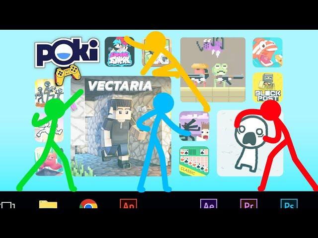 MORE Stick Figure Browser Games?!? | Poki