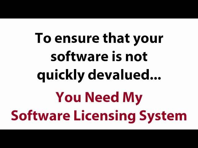 Mark Dulisse - Software Licensing System