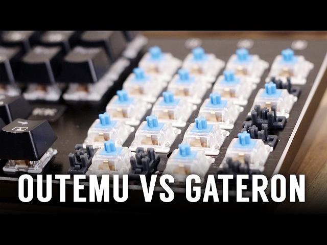 Mechanical Switch Comparison: Outemu Blue vs. Gateron Blue