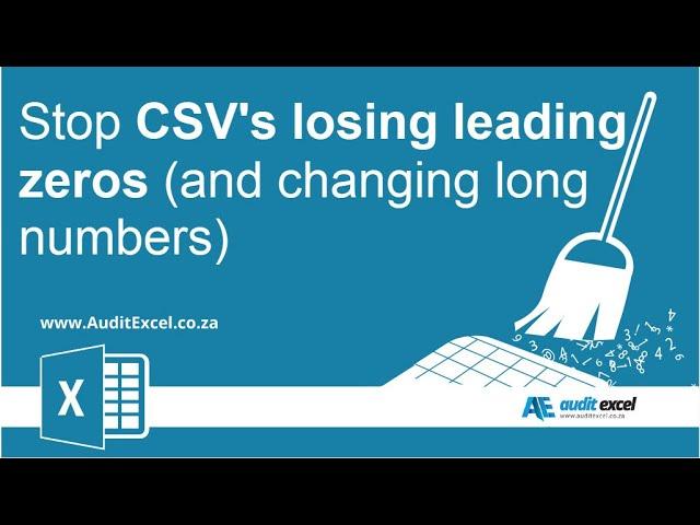 CSV losing leading zeros and number changing