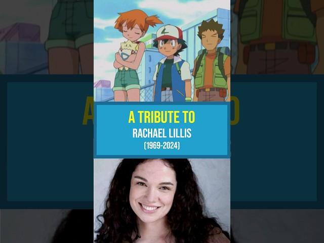 Thank You Rachael Lillis for voicing Misty, Jessie, and so much more. #pokemon #misty #teamrocket