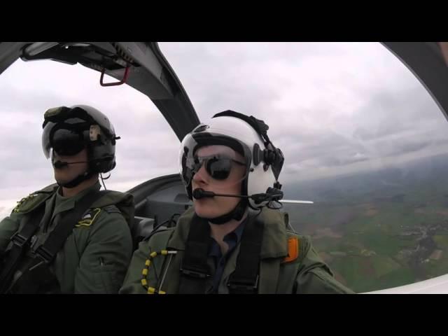 Aerobatics At RAF Linton | Tutor G-BYWA