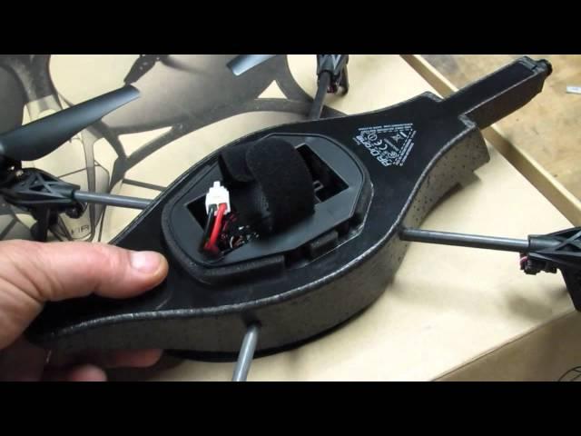 Parrot AR.Drone Mods: Switchable LED Power Plug