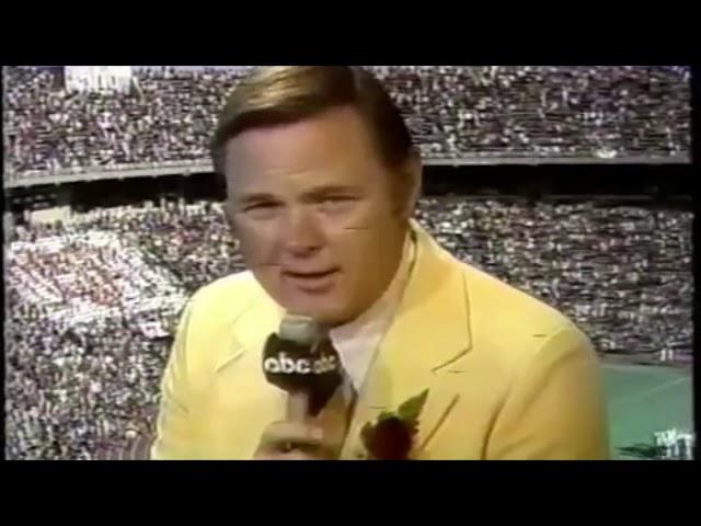 Ohio State vs  Michigan 1974: Keith Jackson intro