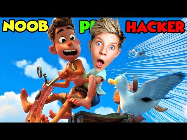 Can We Go NOOB to PRO to HACKER in SCOOTER XTREME 3D?! Prezley