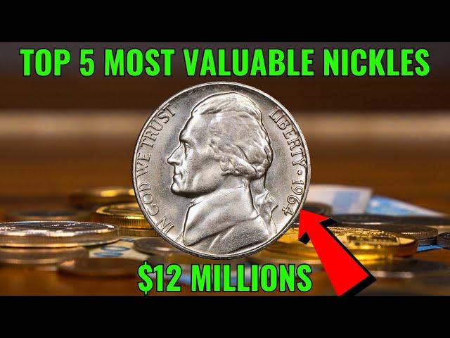 TOP 5 MOST VALUABLE NICKLES IN USA HISTORY! NICKLES WORTH MILLIONS