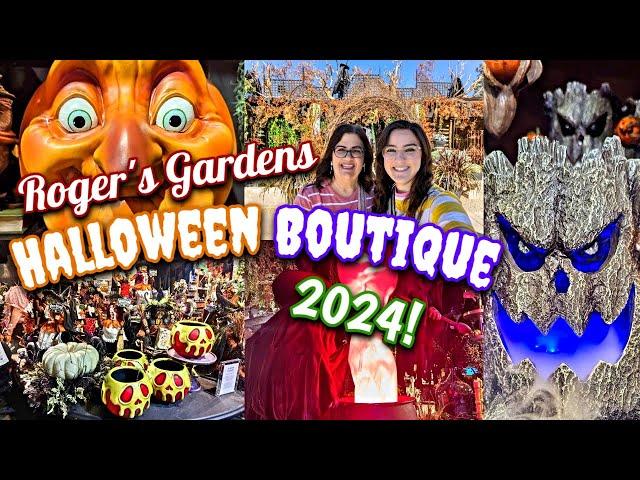 ROGER'S GARDENS HALLOWEEN BOUTIQUE 2024! - Halloween Decor, Shopping, Food VLOG