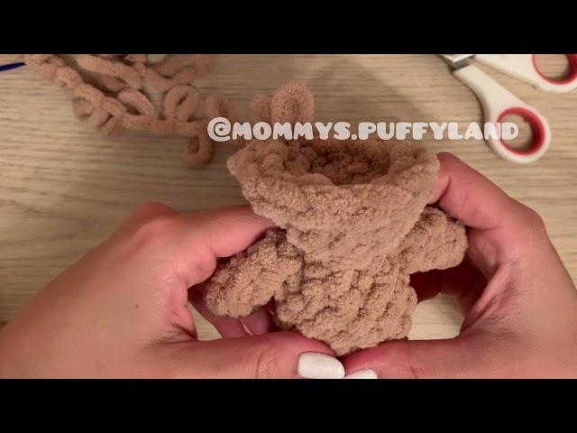 Микромишка из alize puffy fine. Часть 5. Голова