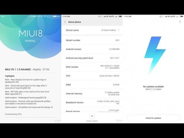 MIUI 9 global stable rom for MI5