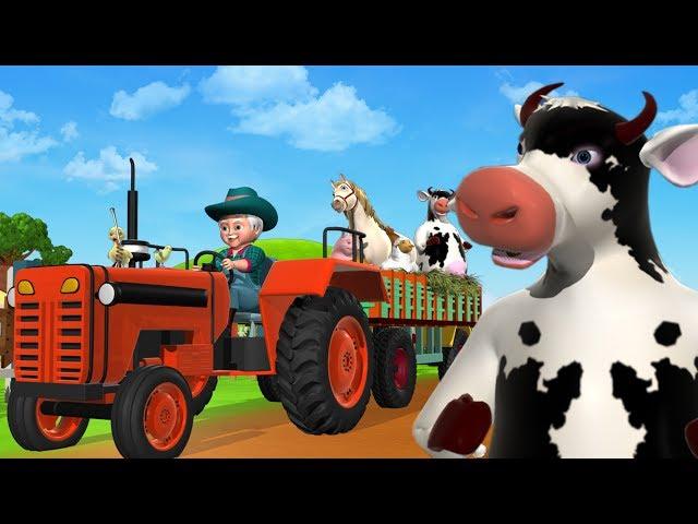 Old MacDonald Had A Farm Animal Sounds Song - Kids Songs & Nursery Rhymes For Children