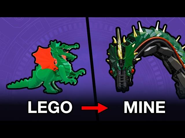 How I Built a GIANT LEGO Dragon