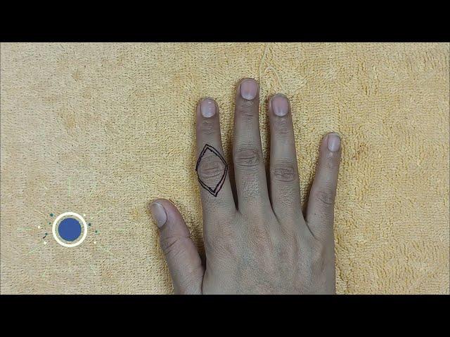 Back hand mehndi design | Simple easy mehndi design