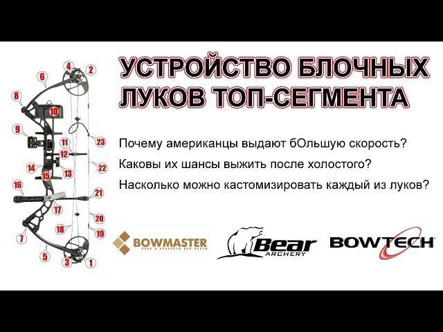 Сравнение блочного лука Bowmaster Monster с американскими блочниками