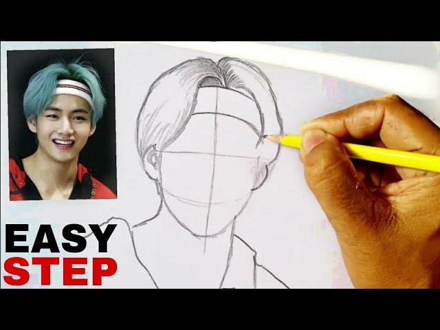 BTS V Kim Taehyung pencil drawing  // BTS army