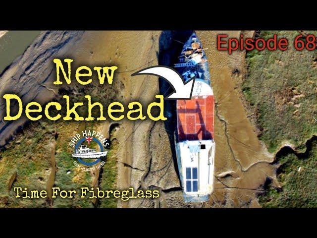 Ep 68 - New Roof - Fibreglass and waterproofing the Boat