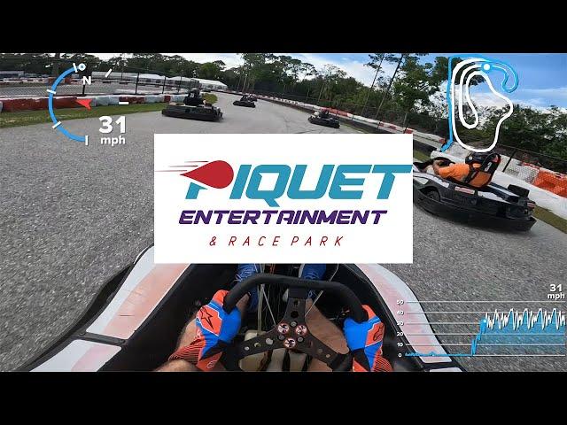 Driving Rental Karts! Piquet Race Park Highlights!