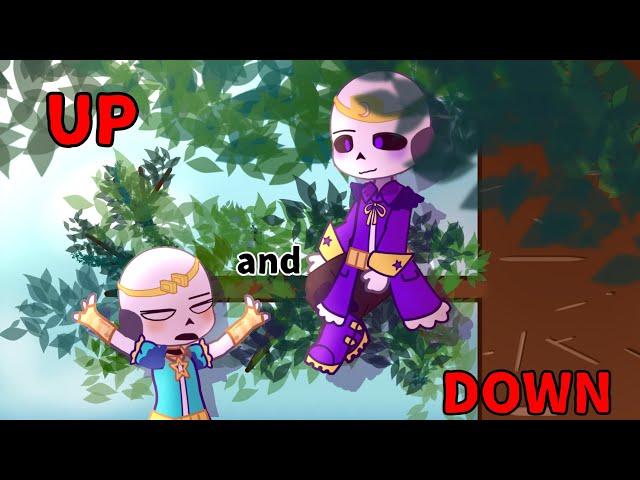 | up and down, and round and round, please come down | meme | gacha club |Well completed!Dreamtale|