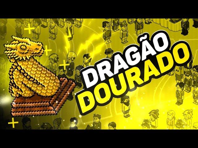 Habbo História - Dragão Dourado !