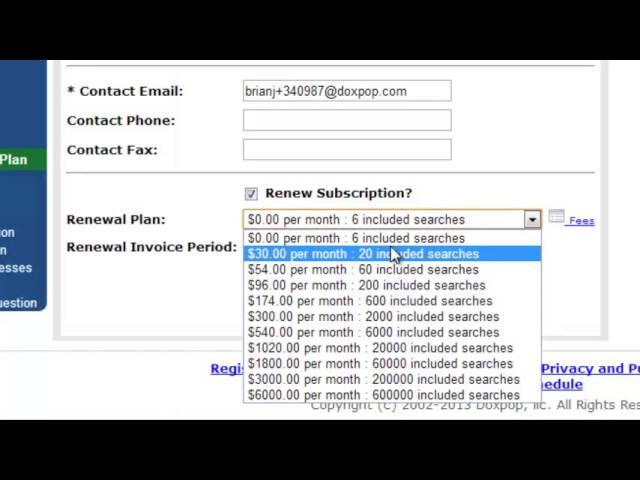 How To Set Your Doxpop Renewal Plan