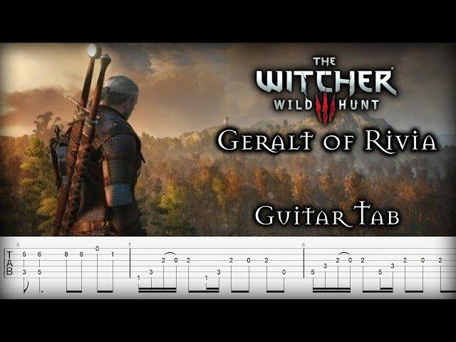 Guitar Tab The Witcher 3 - Geralt of Rivia