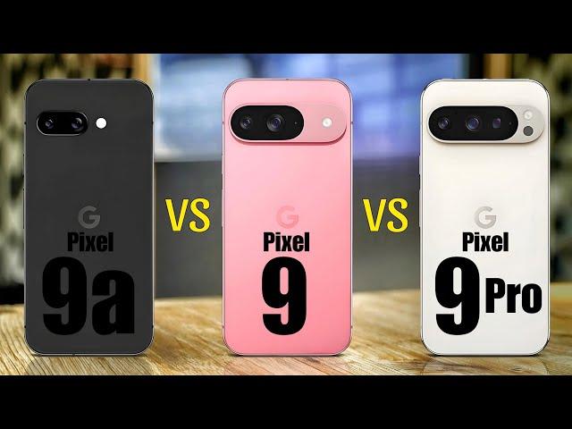 Google Pixel 9a Vs Google Pixel 9 Vs Google Pixel 9 Pro