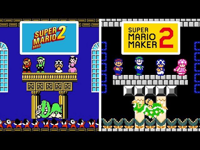 Super Mario Bros. 2 FULL GAME Recreated in Super Mario Maker 2