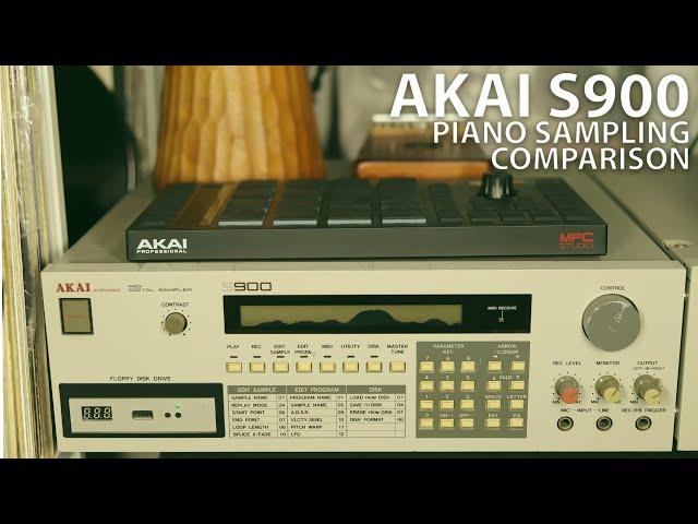 Akai S900 - Piano Sampling Comparison - All Bandwidth | #s900 |