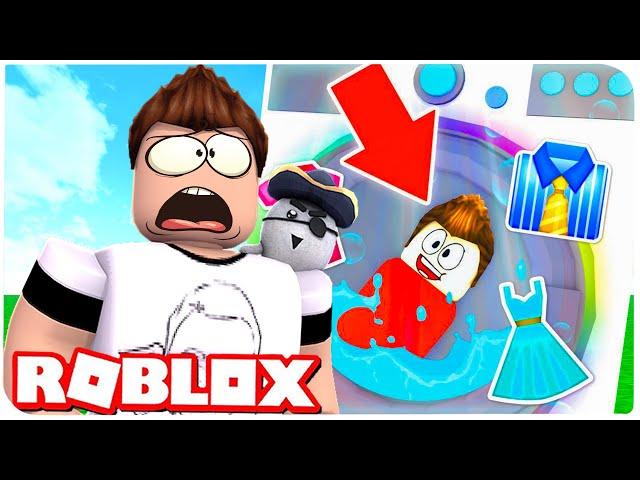 Roblox - ПОСТИРАЛ ТРУСЫ С ЧУЖИМ РЕБЁНКОМ! (Laundry Simulator) | Альберт Геймс