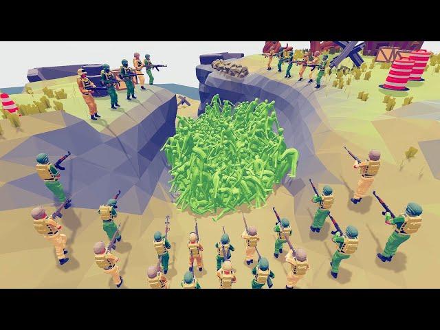 Zombies invade WW2 D-Day Map And Army Defense Mission - Totally Accurate Battle Simulator