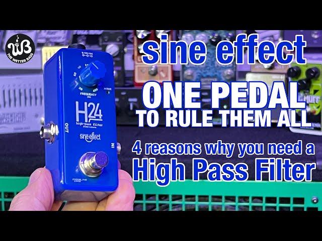 Do you really want to cut out the lows on BASS??? Review of the sine effect H24.