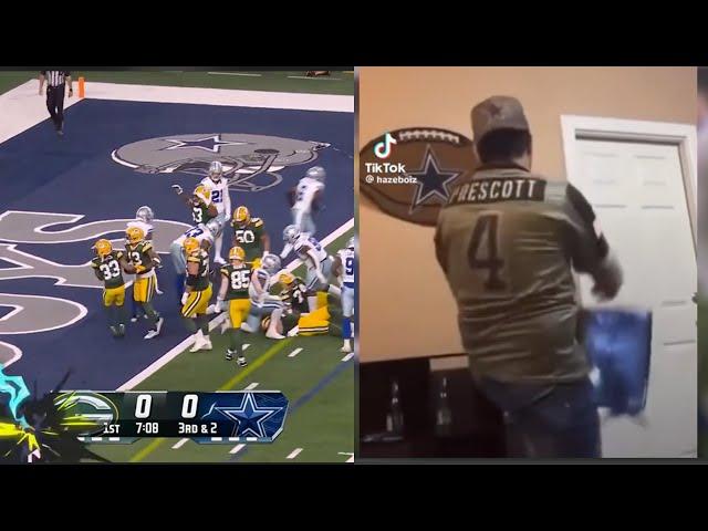 Cowboys fans react to Green Bay Packers game