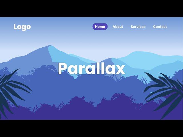 Parallax Scrolling Effect | HTML CSS & JavaScript