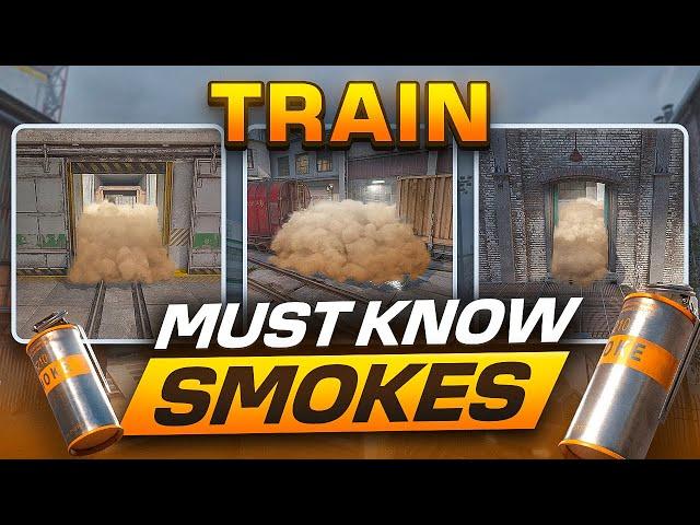 Essential CS2 TRAIN Smokes Guide - MUST KNOW!