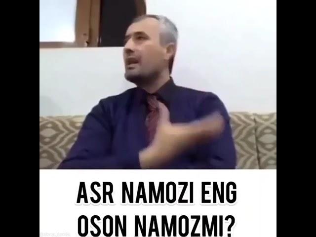 Asr namozi eng oson namozmi.... //Abror Muxtor Aliy