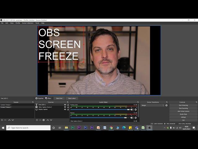 OBS Video Capture Screen Freeze - FIXED