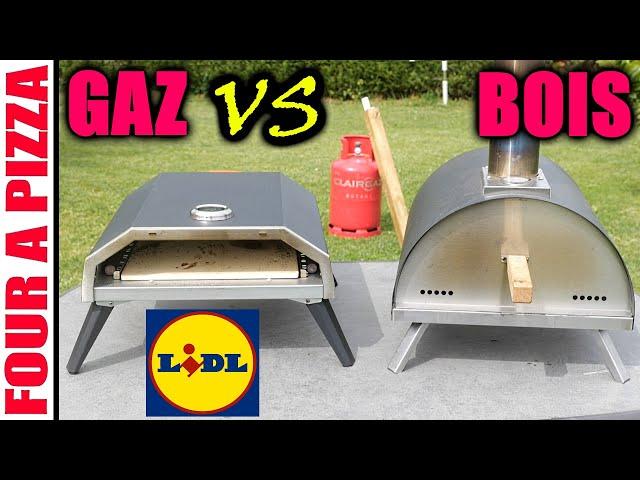 LIDL four à pizza à gaz vs bois GRILLMEISTER 4000w 400°c type Ooni Koda 12 pour 80€ !