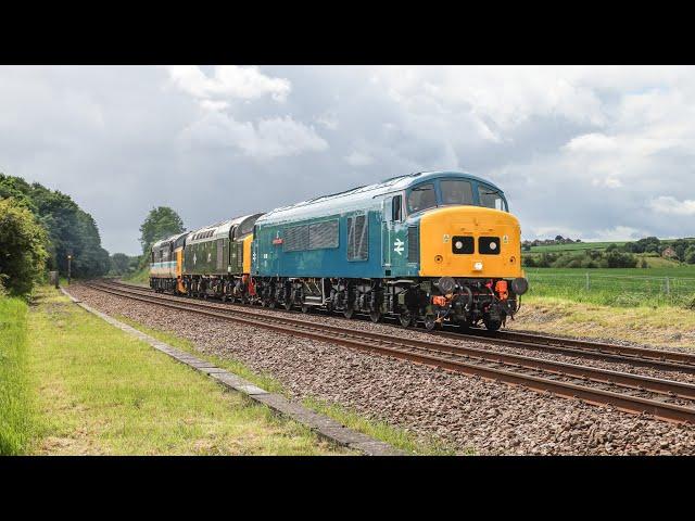 Class 45 Peak 45118 Returns to the Mainline!