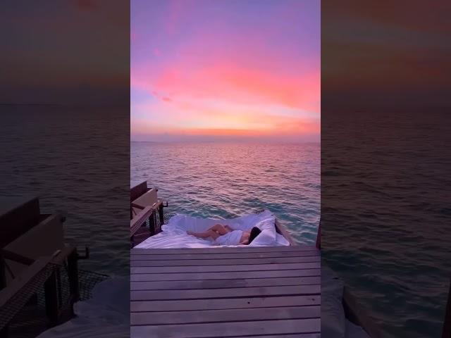 Imagine staying hereAyada Maldives  Julia Gal #sunset #maldives #ocean #beautiful #amazing