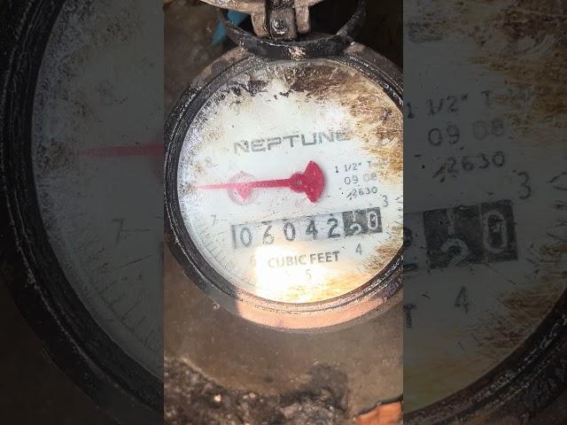 Domestic Water meter on