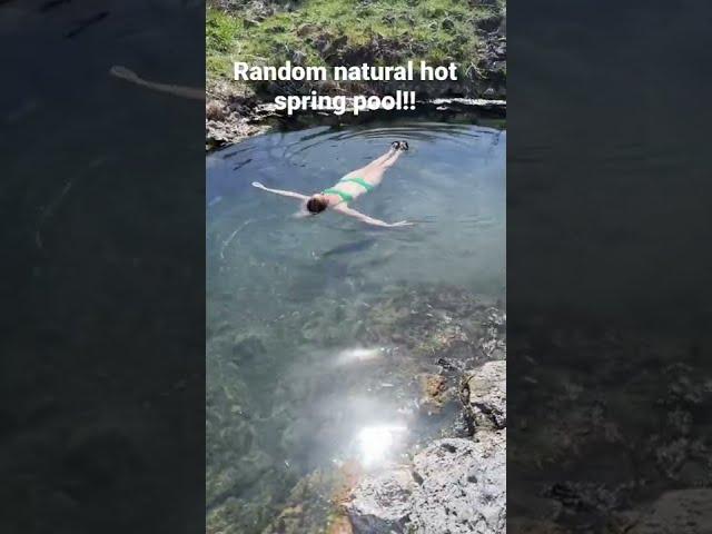 I found this secret abandoned hot spring in the middle of nowhere.