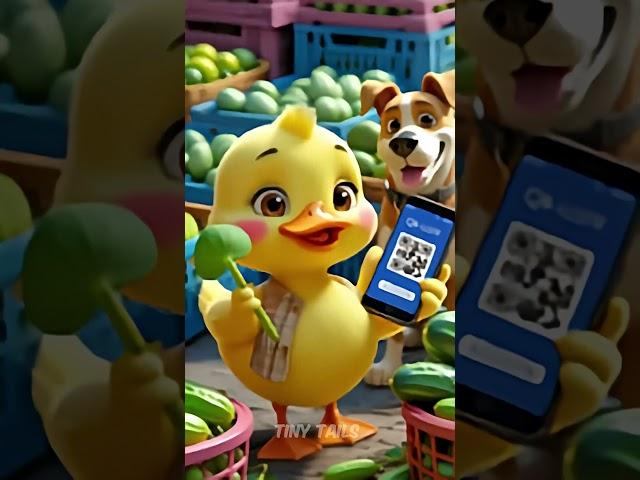 Little Duck makes lotus seed eight-treasure congee for the little girl.#duck #shorts #cute