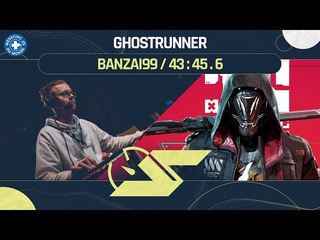 GHOSTRUNNER en ANY% CLASSIC INBOUNDS par BANZAI99 en 43:45.6 | SPEEDONS 2023