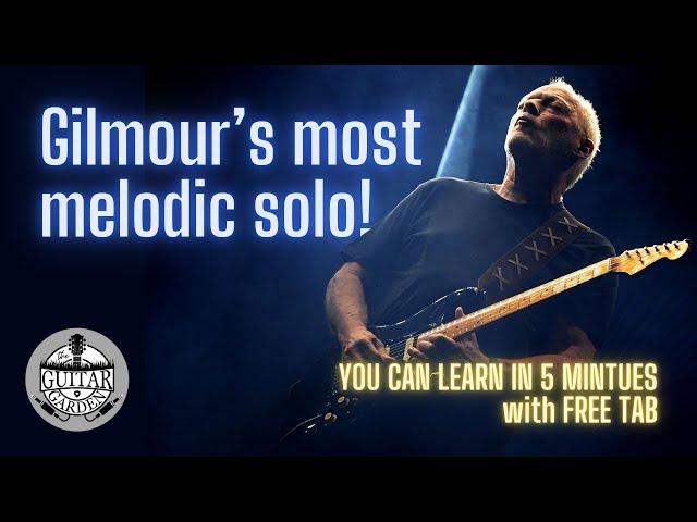 'Mother' - Pink Floyd Guitar Solo - David Gilmour Chord Tone Brilliance! TAB #gilmour #pinkfloyd