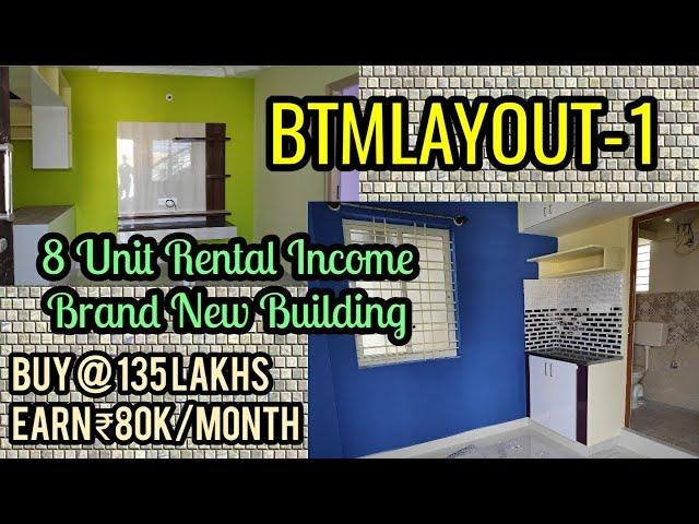 New 8 Units Rental Income Property in BTM 1st Stage Bengaluru