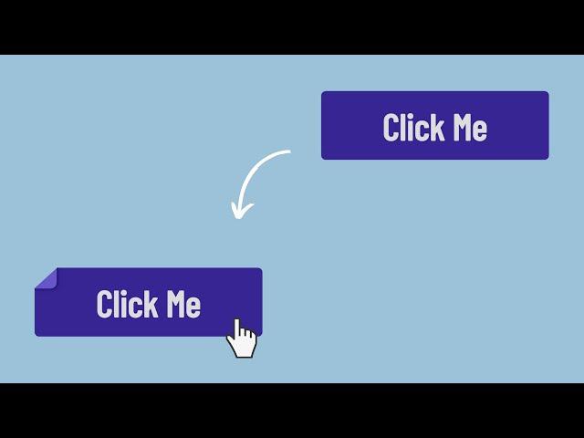 Folded Corner Button with Pure CSS - On Hover [HowToCodeSchool.com]