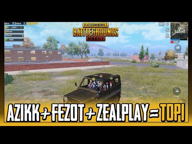 az1KK + FEZOT + ZealPlay = TOP1 | O'ZBEKCHA LOBBI | PUBG MOBILE