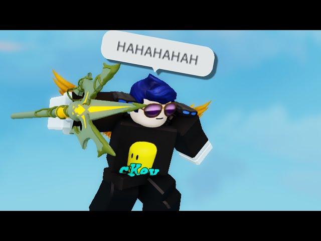 I kinda like the Trident now.. It's OP! (Roblox Bedwars)